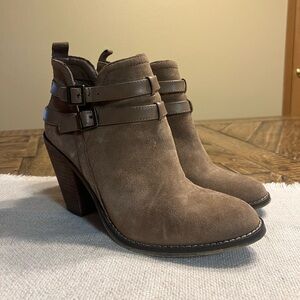 Nine West buckle booties